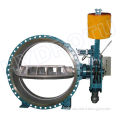 Hydraulic Counter Weight Flanged Butterfly Valve With Dn300- 3000 Mm For Hydropower Project